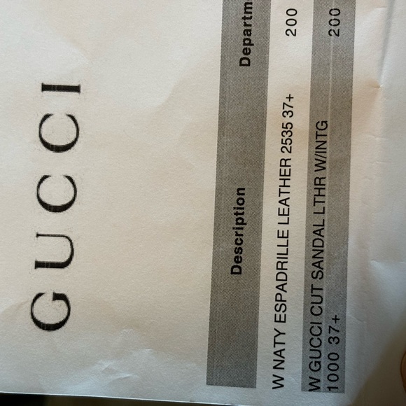 đź’—Authentic Gucci Cosmos Softy Leather Sandal. In excellent condition! - Picture 7 of 11